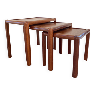 Trio de tables gigognes