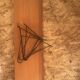 Set of two vintage string wall shelves