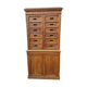 Solid oak store furniture with label door on doors