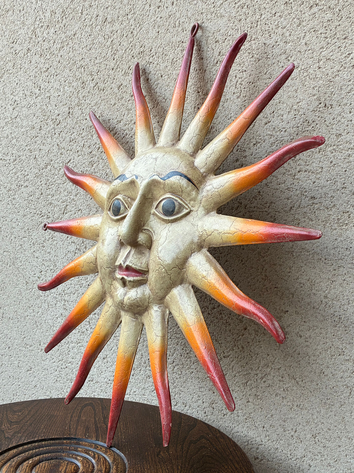 Vintage sun sign