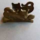 Brass letter holder
