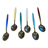 David Andersen 6 silver tea spoons 925