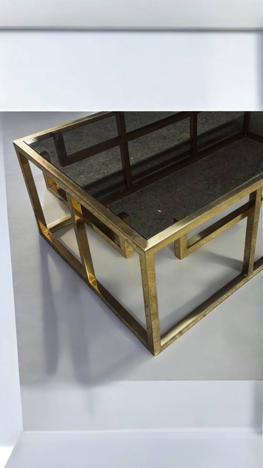 Vintage coffee table by Jean Lefevre – 1970s
