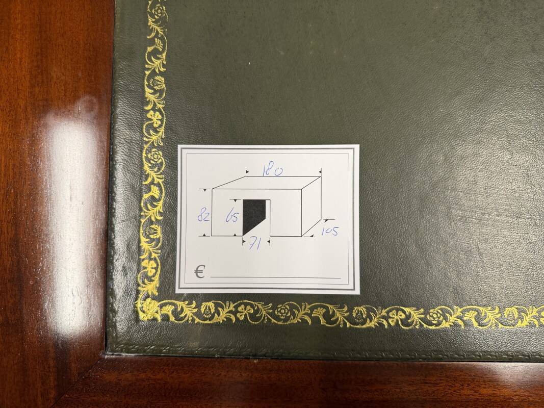 Classic English Mahogany Desk Partnerdesk