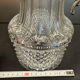 Carafe / decanter jug in moulded glass and silver-plated metal – Silver Pl