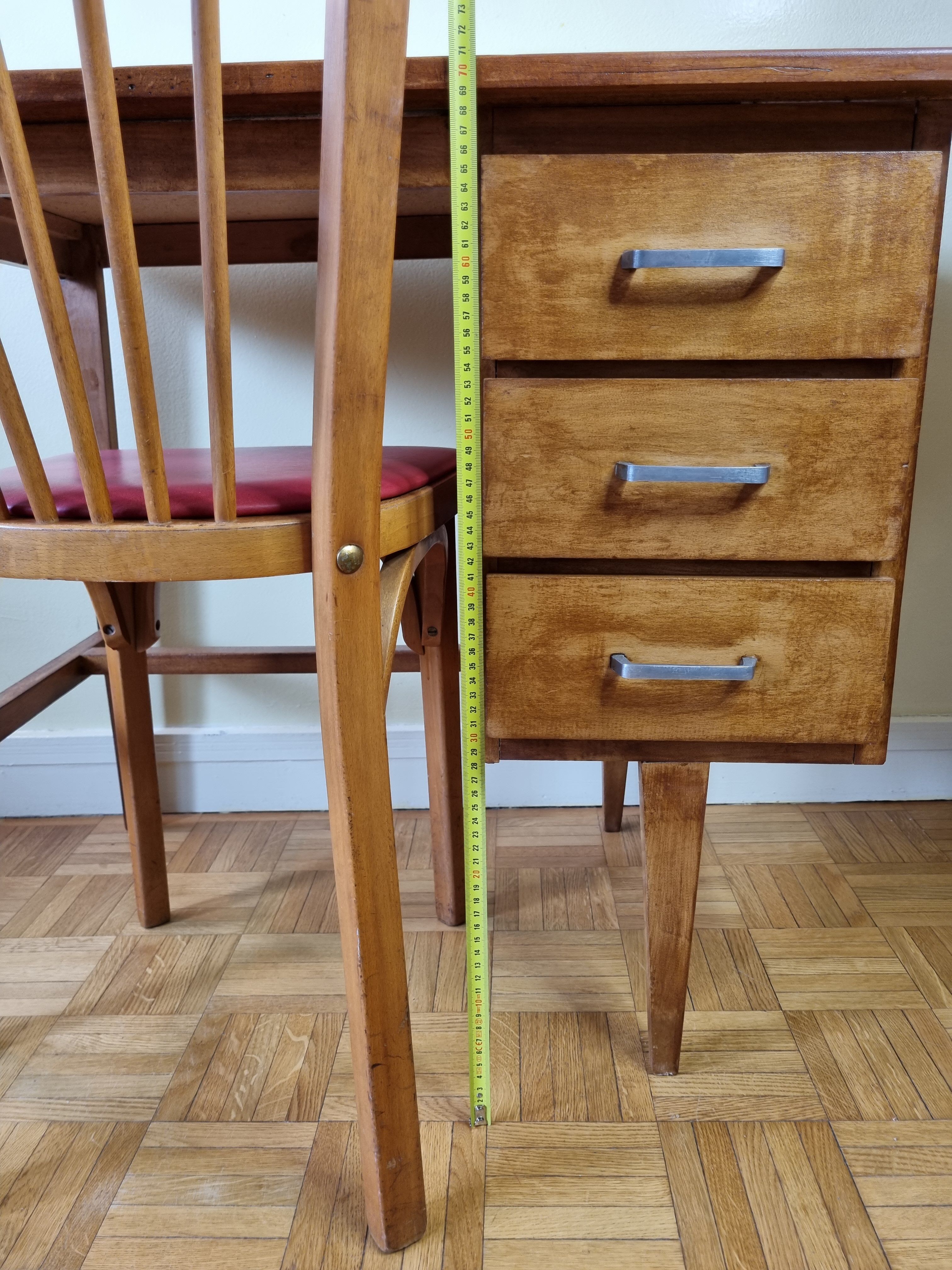 Baumann chair set and desk 50s-60s