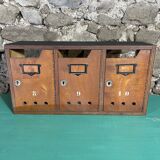 Block of 3 mailboxes from the 70s/80s