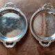 Set of 2 metal dishes