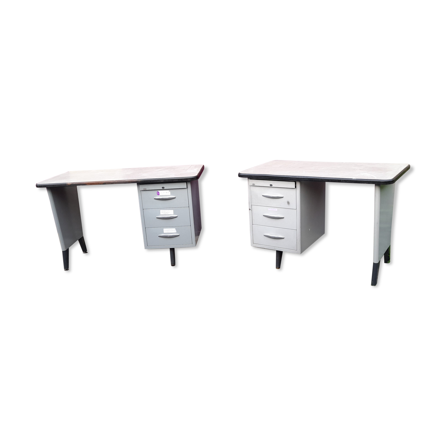 Couple de bureaux années 50