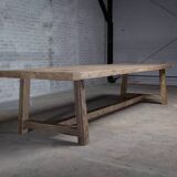 Founder Solid Oak Farmhouse Table - 200cm long