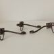 Set of 3 vintage coat hooks.