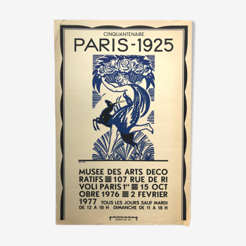 Affiche d'après Robert Bonfils Paris 1925 musée des arts décoratifs, 1976