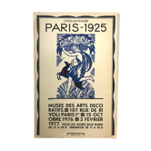 Affiche d'après Robert Bonfils Paris 1925 musée des arts décoratifs, 1976