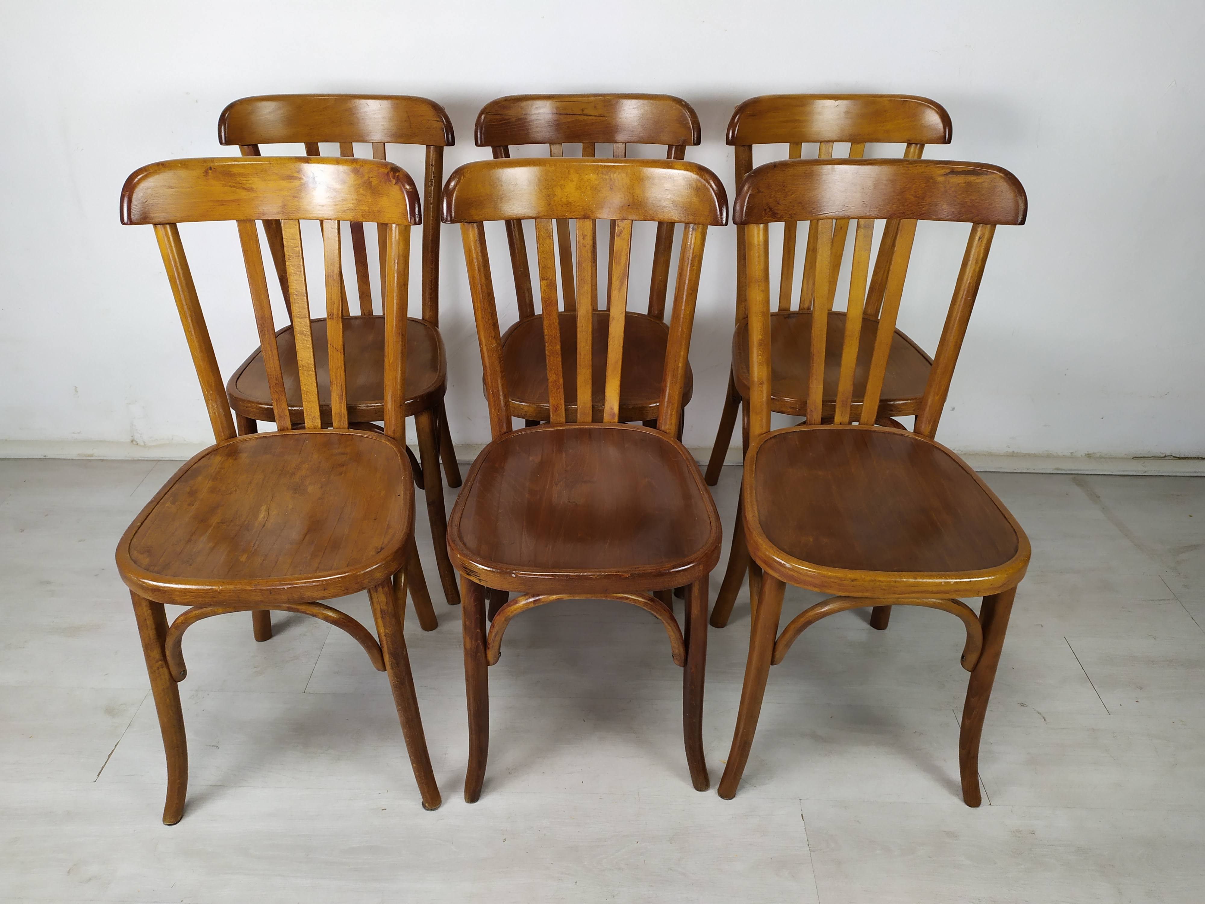 Set of 6 bistro chairs