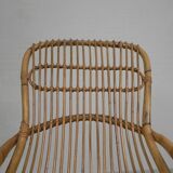 Bamboo armchair by Tito Agnoli, 1960s