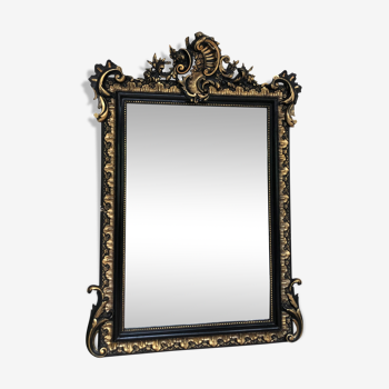 Miroir ancien Napoléon III 117cm/82,5cm