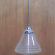 Art Deco hanging lamp with frosted glass shade