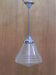 Art Deco hanging lamp with frosted glass shade
