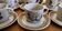 Coffee service sandstone "atelier d'art de lorraine" sarreguemines vintage