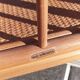 Paire de chevets vintage en rotin et bambou