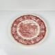 Large round plate "Burgenland", Villeroy & Boch, red