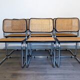 6 chairs Marcel Breuer b32 cesca, italy, 1970