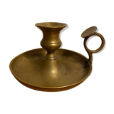 Brass cave rat bougeoir