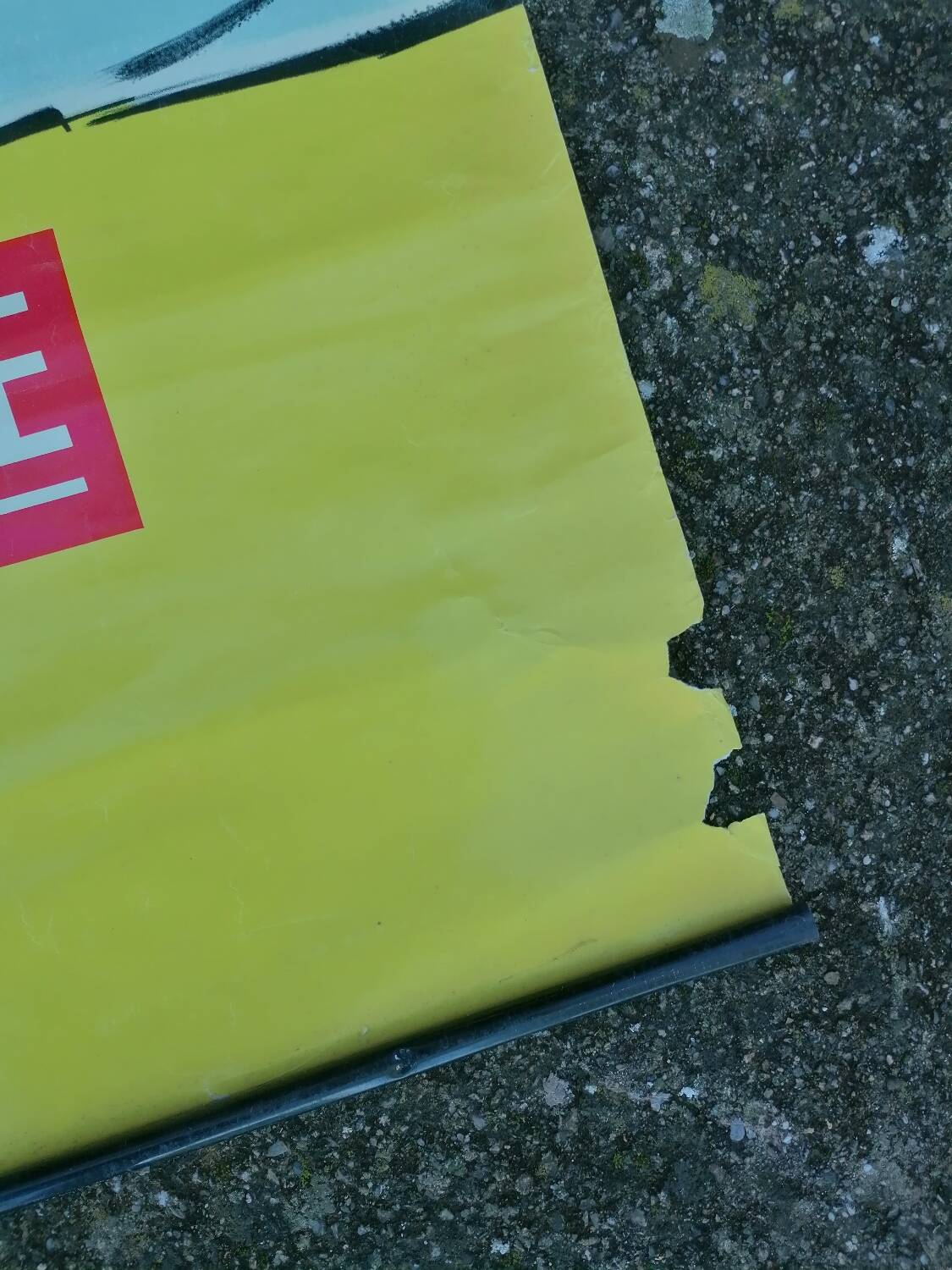 Ancienne affiche publicitaire Saviem Mécanique Garage Renault