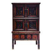 Vintage Chinese Hand-Painted Cabinet