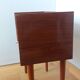 Spindle-legged bedside table