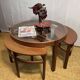 Mid century retro vintage teak trinity coffee table by nathan 1960  Ad