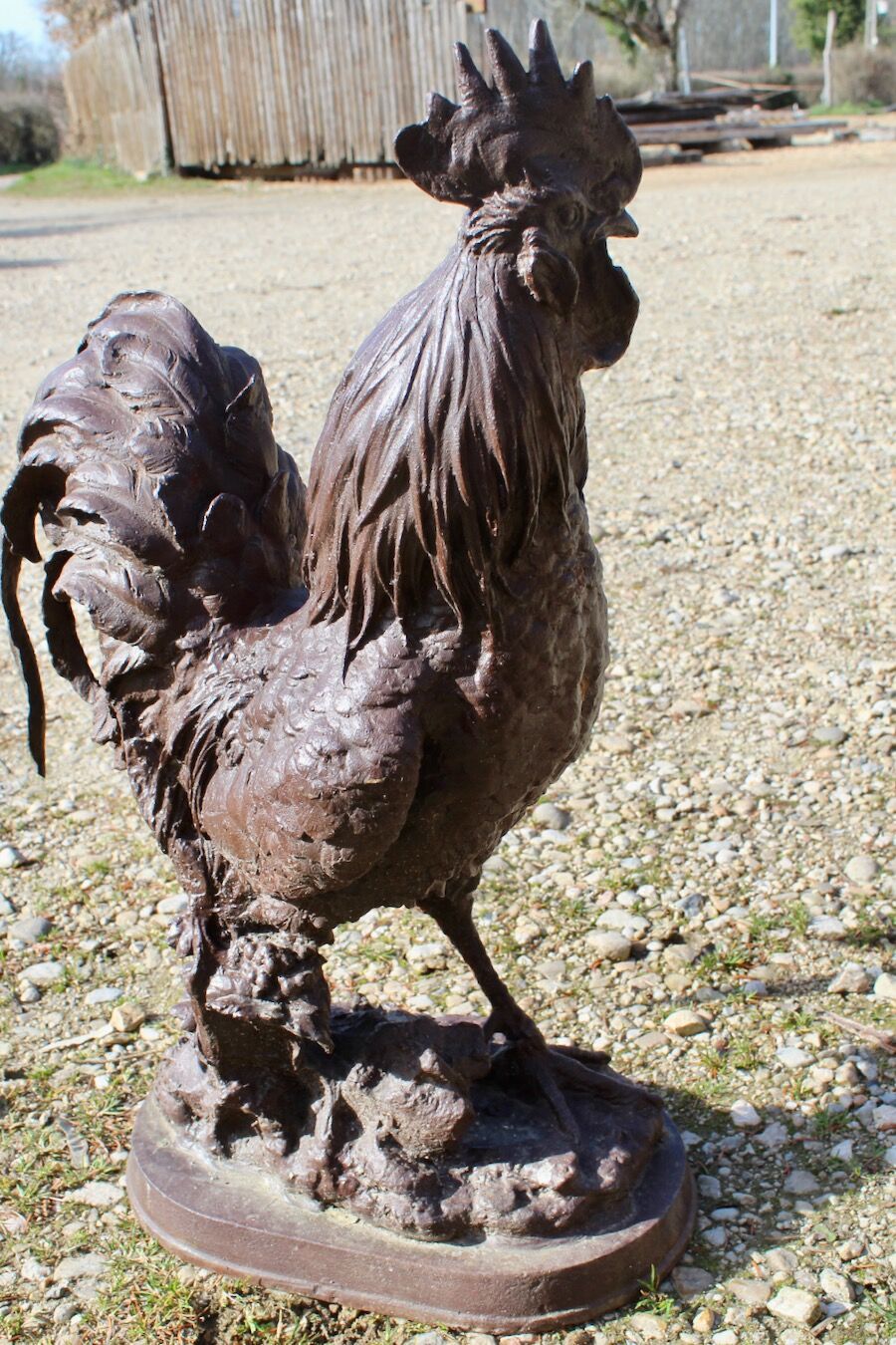 Cast iron rooster