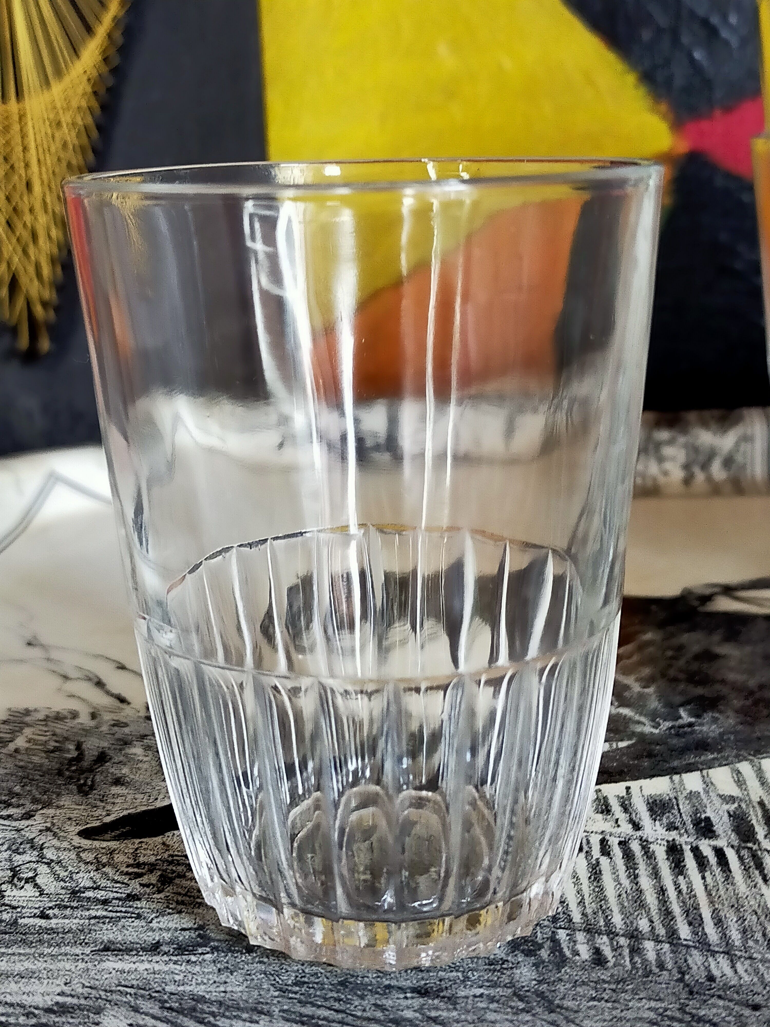 Nine vintage glasses of cider 40s