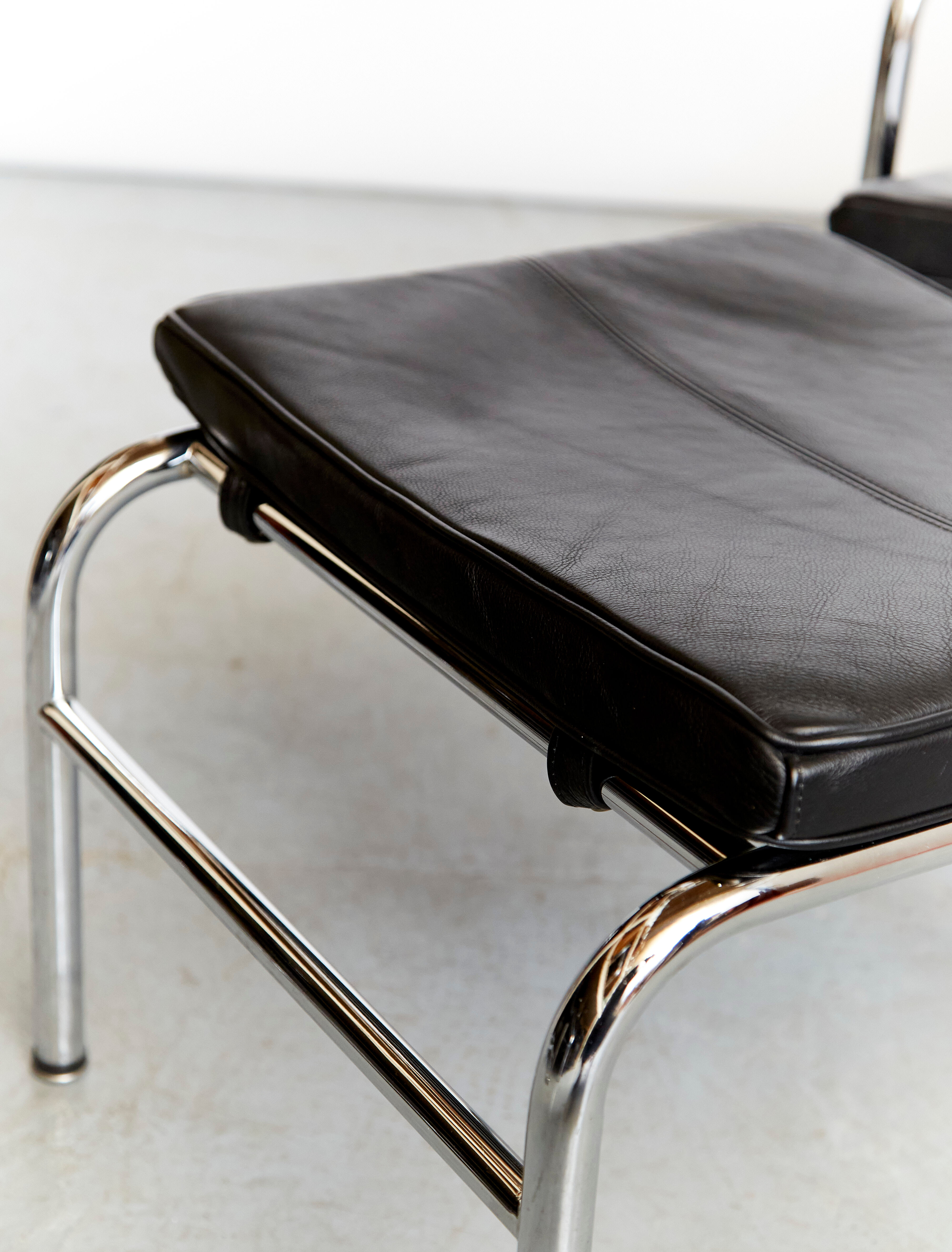 Gabriele Mucchi model Genni armchair & ottomane for Zanotta