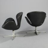 Pair of "Swan Chairs" by Arne Jacobsen