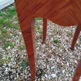 Pair of Louis XV style bedside tables with marble top