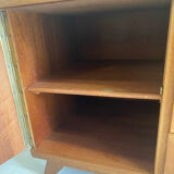 Commode basse vintage pieds compas