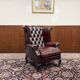 Fauteuil Chesterfield anglais classique