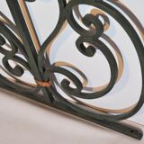 Pair of wrought iron interior grilles - mid-twentieth century