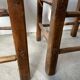 Rustic handcrafted oak chairs 1900