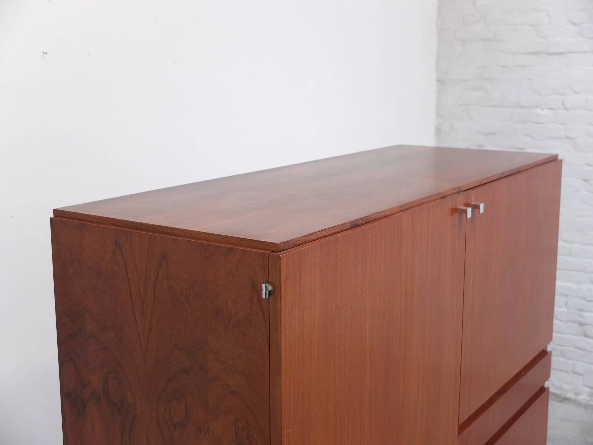 Modernist bar cabinet by Werner Wölfers for V-Form, 1960s