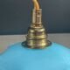 Blue glass lantern
