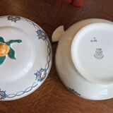 Old vegetable tree in iron earth by Saint-Amand