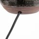 Rare, handcrafted Robert “Rob” Bentsen ceramic table lamp with a jute lampshade / Mid-century Danish modern design / 1960s / 1970s