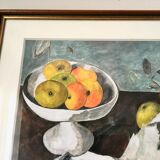 Modernist watercolor painting 1970