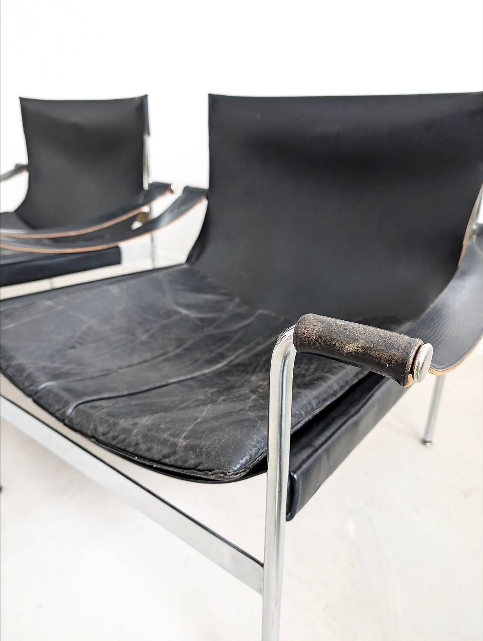 Lot de 2 chaises longues « D99 » par Hans Könecke pour Tecta années 1960