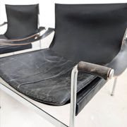 Lot de 2 chaises longues « D99 » par Hans Könecke pour Tecta années 1960