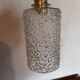 Set of two vintage bubble glass pendant lights