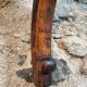 Antique French Napoleon III mahogany console table, wall table with marquetry, 19th century