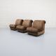 Italian Mimo Padova Lounge Chair Chenille 1970s